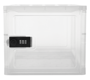 Lukittava laatikko kaappiin tai jääkaappiin