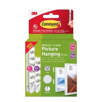 Tavelupphängning Command Value Pack, medium / large