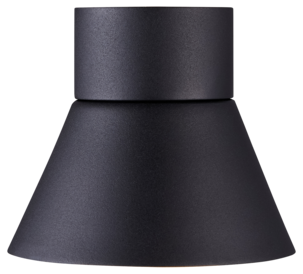 Nordlux Kyklop Cone fasadbelysning ner, svart