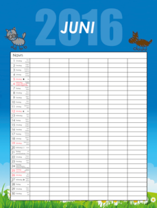 Familiekalender 2016