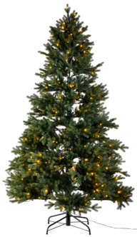 Northlight juletre med innebygd belysning, 210 cm