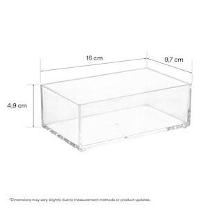 Stabelbar boks i gjennomsiktig plast
