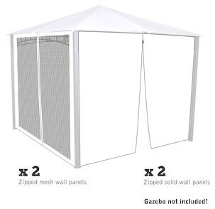 Väggsats till paviljong