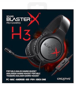 Creative Sound BlasterX H3 gaming headset