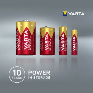 Varta Longlife Max Power AAA/LR03-batterier, 4-pakning