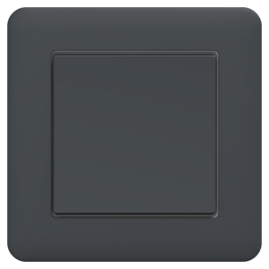 Schneider Exxact strømbryter 1-pol/trapp, innfelt, antrasitt