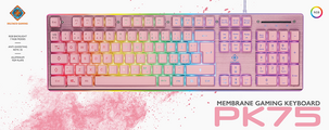 Deltaco Gaming GAM-021-RGB-P Näppäimistö roosa