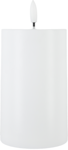 Blockljus LED med timer utomhus, vitt, Northlight