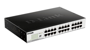 D-Link DGS-1024D nettverksswitch 24 porter