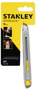 Stanley Katkoteräveitsi Interlock 9 mm