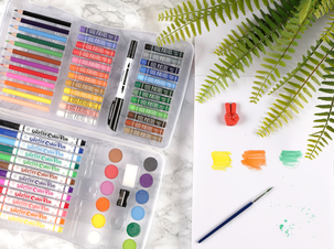 Malerskrin 65 deler, fra 3 år