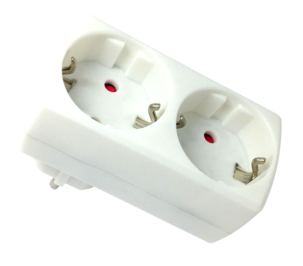 Grenuttag 2-vägs jordat, inomhus