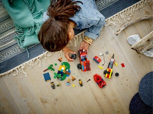 LEGO City Firehjulsdrevet brannbil med redningsbåt 60412, fra 5 år