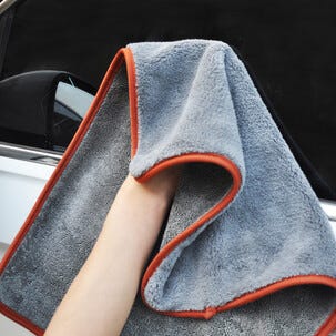 Autonpesusarja, mikrokuituinen kuivausliina, puhdistusliina, pesukinnas, 6 osaa