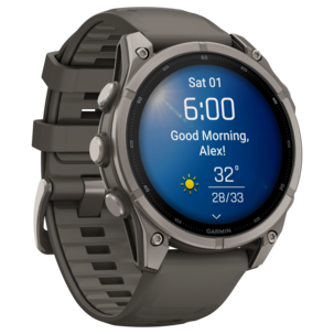Garmin fēnix 9 äventyrsklocka, stengrå titan