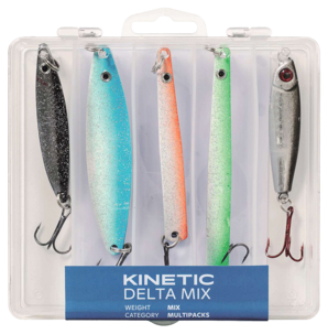 Kinetic Delta Mix sluk til kystfiske, 5-pakning