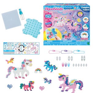 Aquabeads Mystic Unicorn vattenpärlor, från 4 år