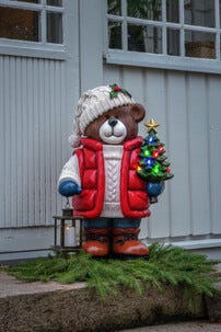 Konstsmide Suuri nalle valoilla, 65,5 cm