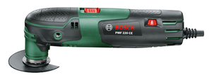 Bosch PMF 220 CE multikutter med tilbehør, 220 W