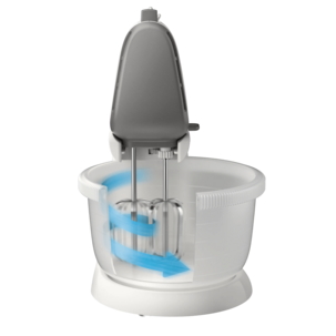 Philips 5000 Series elvisp med bunke, HR3745/00, vit