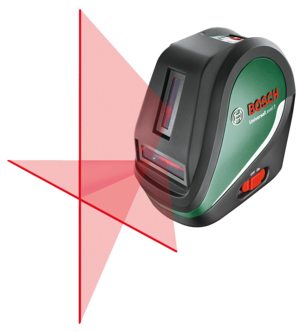 Bosch UniversalLevel 3 krysslaser röd
