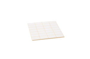 Hvite etiketter 20 x 36 mm