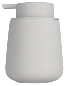 Tvålpump i stengods, beige