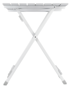 Campingbord aluminium 48 x 50 cm, hopfällbart 