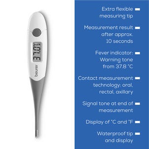 Beurer FT 16 Express febertermometer flexibel spets