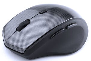 Trådlös optisk mus Exibel