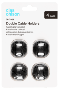 Kabelhållare dubbel