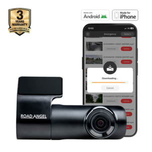 Road Angel Halo Start dashcam bilkamera fram, svart