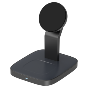 Trådlös magnetisk Qi2 laddare iPhone och AirPods, svart