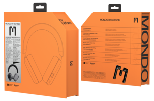 Mondo by Defunc over ear-hodetelefoner med støyreduksjon