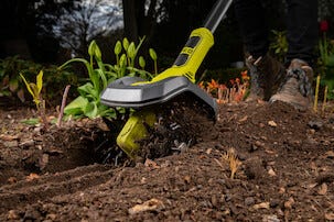 Ryobi jordfräs RY18CVA-0 One+ 18 V, batteridriven