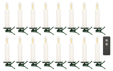 Trådløs juletrebelysning LED med fjernkontroll, Northlight