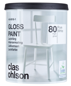 Kalustemaali korkeakiiltoinen 80, 0,75 litra