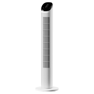 Tårnvifte med fjernkontroll, 50 W, hvit, 88 cm