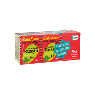 Saltå Kvarn russin 6 x 14 g