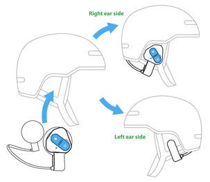 Supertooth Sleddo Handsfree Kuulokkeet laskettelukypärään