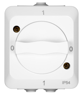 2-napainen kierrettävä virtakytkin IP54