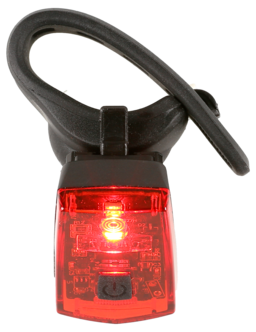 Cykellampa bak med bromsljus LED, Asaklitt 