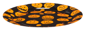 Papperstallrikar Halloween 23 cm, 20-pack