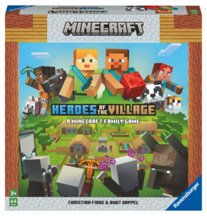 Minecraft Heroes Save the Village brettspill, Ravensburger, fra 7 år