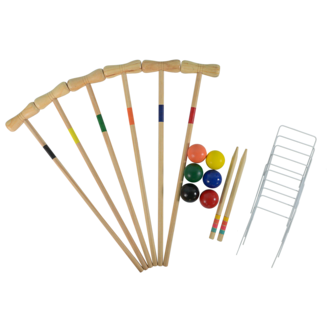 Krocket, set för 6 spelare, utomhus
