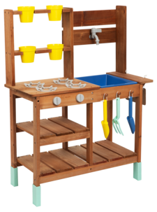 Lekbord utekök barn, med vatten, från 3 år