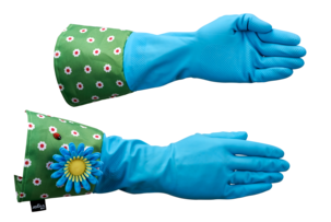 Kumikäsineet Flower Power