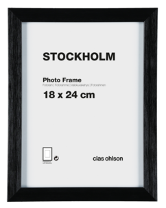 Fotoram Stockholm, svart