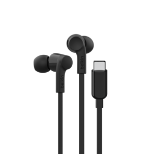 Belkin SoundForm in-ear hörlurar med sladd, USB-C