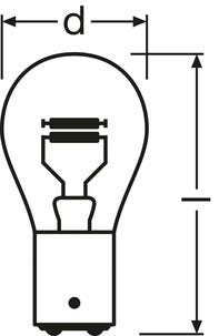 Billampa Osram BAY15d, P21/5W